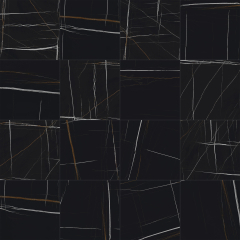 Керамогранит Italon Charme Deluxe 80х80 Lux, Sahara Noir, 9 мм