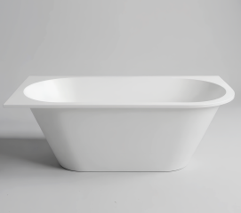 Ванна Holbi Galatea 169х77 L, из Soft Rock, белая матовая