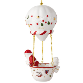 Елочная игрушка Villeroy & Boch Christmas Classics "Воздушный шар 2026" 15,5 см