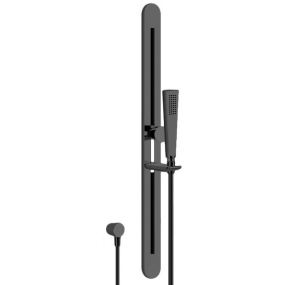 Комплект для душа Gessi Cono 45142.707, брашированный черный