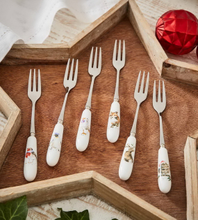 Набор вилок десертных "Лесные жители", Christmas, 6 шт