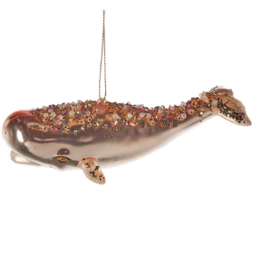 Игрушка на елку "Кит" 12 см