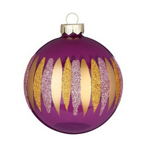 Елочный шар Inge's Christmas 8 см, цвет фиолетовый