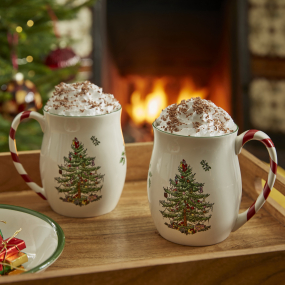 Кружка Spode Christmas Tree 400 мл, с карамельной ручкой