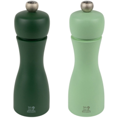 Набор мельниц для соли и перца Tahiti 15 см, цвет мох/мята