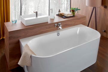 Ванна квариловая Villeroy & Boch Oberon 2.0 180х80, с панелью