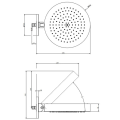 Лейка для душа Gessi Origini 66150.149, никель матовый