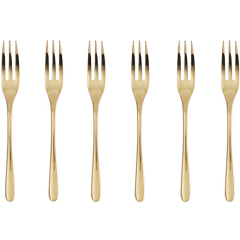 Набор вилок десертных Taste Gold, 6 шт
