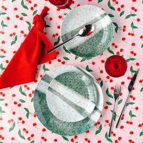 Набор посуды на 6 персон Moon Malachite, 18 предметов