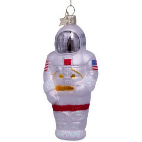 Елочная игрушка "Космонавт" 12 см