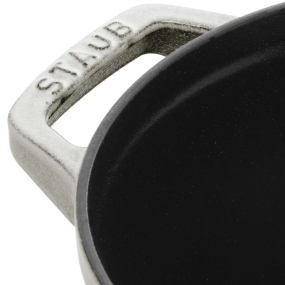 Кокот круглый La Cocotte 24 см / 4,25 л, цвет белый трюфель