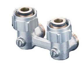 Узел подключения Oventrop Multiflex F, 3/4 НГ x 3/4 НР, угловой