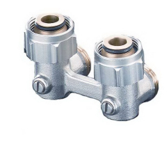 Узел подключения Oventrop Multiflex F, 3/4 НГ x 3/4 НР, угловой