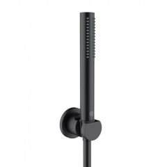 Комплект для душа Kludi Nova Fonte Puristic 2085039-15, черный матовый