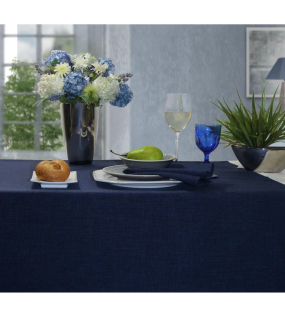Скатерть прямоугольная Loft 150x300 см, синяя