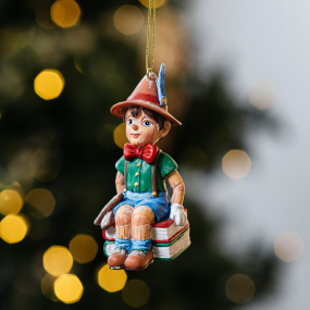 Елочная игрушка "Пиноккио" 9 см