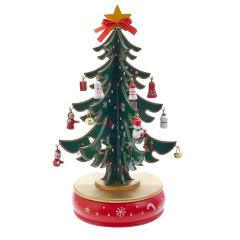 Фигурка музыкальная "Новогодняя ель" 26,7 см