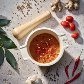 Ступка Appolia 14 см, цвет экрю