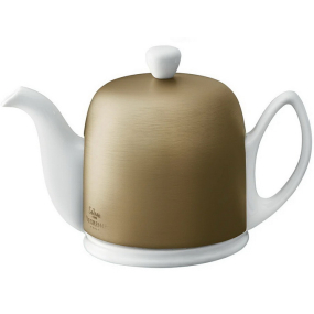 Заварник Salam Blanche 700 мл, цвет белый/бронза