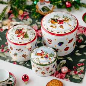 Шкатулка средняя Happy Wintertime 13х10 см