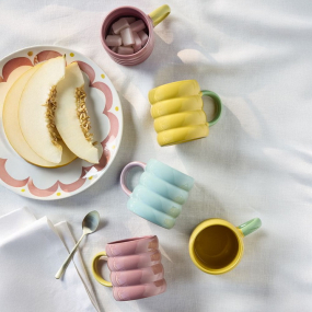 Кружка Bubble 400 мл, желтая