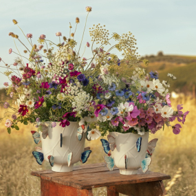 Ваза большая Cloudy Butterflies by Claudia Schiffer 29,5 см