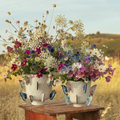 Ваза большая Cloudy Butterflies by Claudia Schiffer 29,5 см