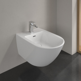 Биде подвесное Villeroy & Boch Subway 3.0 56х38, CeramicPlus, 447000R1
