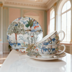 Набор чашек кофейных с блюдцами Le jardin du palais 260 мл, 4 предмета