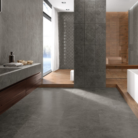 Керамогранит Italon Charme Evo 60х120 Naturale, Antracite, 9 мм