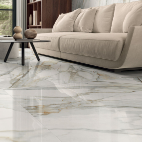 Керамогранит Panaria Perpetual 120х120 Lux, Venato Gold, 9 мм