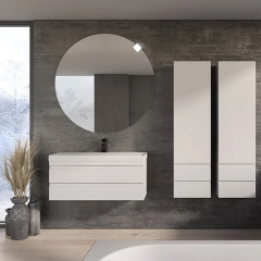 Тумба с раковиной Kolpa-San Naomi OUN 100 WH, 100х45, подвесная, белая