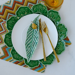 Блюдо "Лист ирги с улиткой" 24,9х6,7 см