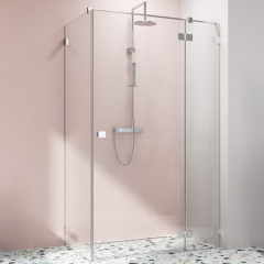 Душевой уголок Radaway Essenza Pro 8, 90х90, прозрачное стекло 8мм, профиль - хром