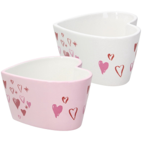 Чаша "Сердце" 15х15х9см, цвет в ассортименте