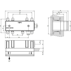 Внутренняя часть Gessi Parti Incasso 44697.031 смесителя