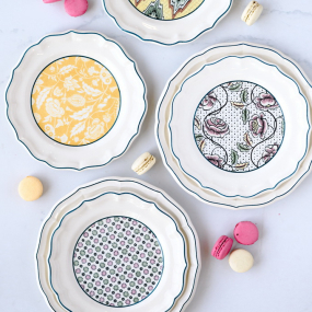 Набор тарелок салатных Dominote 23 см, 4 шт