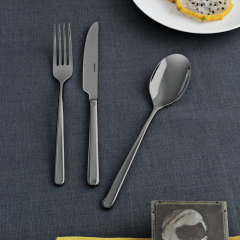 Набор столовых приборов Linear Black, 30 предметов