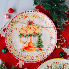 Блюдо сервировочное Christmas Carousel 30 см