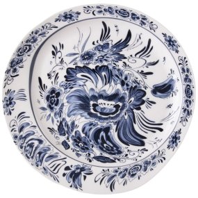 Тарелка столовая "Голландские цветы" Classics on Acid 28 см