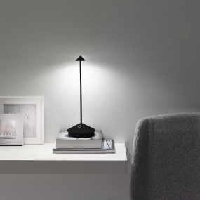 Лампа настольная Zafferano Pina Pro 29 см, черная