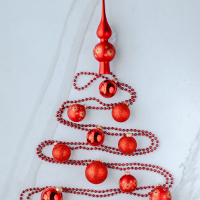 Набор украшений для елки "One-Two-Tree!", 19 предметов, цвет красный