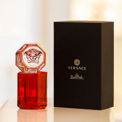 Набор бокалов для виски Versace Medusa Lumiere Rhapsody, 2 шт, цвет красный