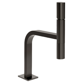 Смеситель для раковины Gessi Incastri 75202.707, брашированный черный метал