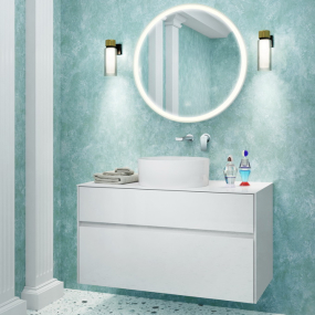 Раковина накладная Villeroy & Boch Collaro 40х40 4A1840R1, CeramicPlus, из TitanCeram