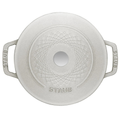 Кокот круглый La Cocotte 24 см / 4,25 л, цвет белый трюфель