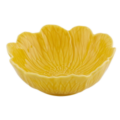 Салатник Bordallo Pinheiro Flora 17 см, желтый
