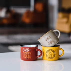 Чашка для эспрессо Natural 100 мл, коричневая