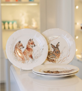 Набор тарелок для хлеба Sologne 16,3 см, 4 шт в ассортименте