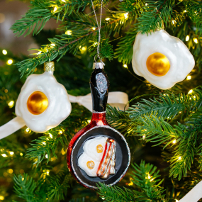 Игрушка на елку "Глазунья" 8 см